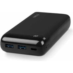 TTEC POWERSLIM LCD TAŞINABİLİR ŞARJ ALETİ POWERBANK USB-C GİRİŞ/ÇIKIŞ 20.000 mAh PD 20W SİYAH 2BB186